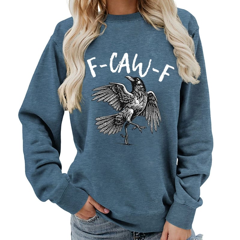 Funny Crow F-CAW-F T-Shirt | Halloween Streetwear Essential