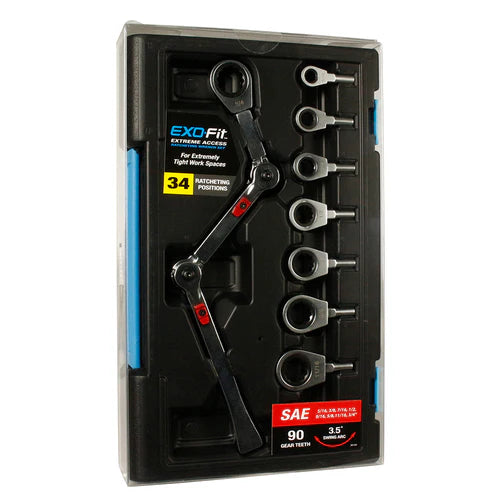 38105 Versatile 9-Piece Ratchet Wrench Set