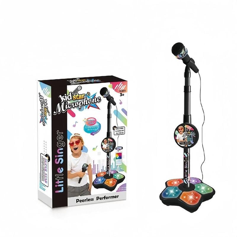 ๐ค๐ Best Gift for Kids! Fun Karaoke Mic with Lights & Stand โ Let Them Shine!โจ๐ง
