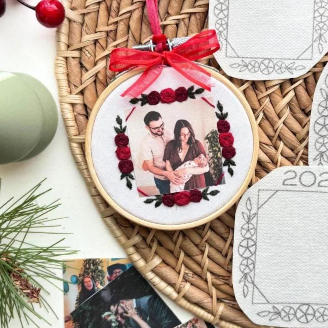 The best gift of 2025 ๐ Christmas photo embroidery frame