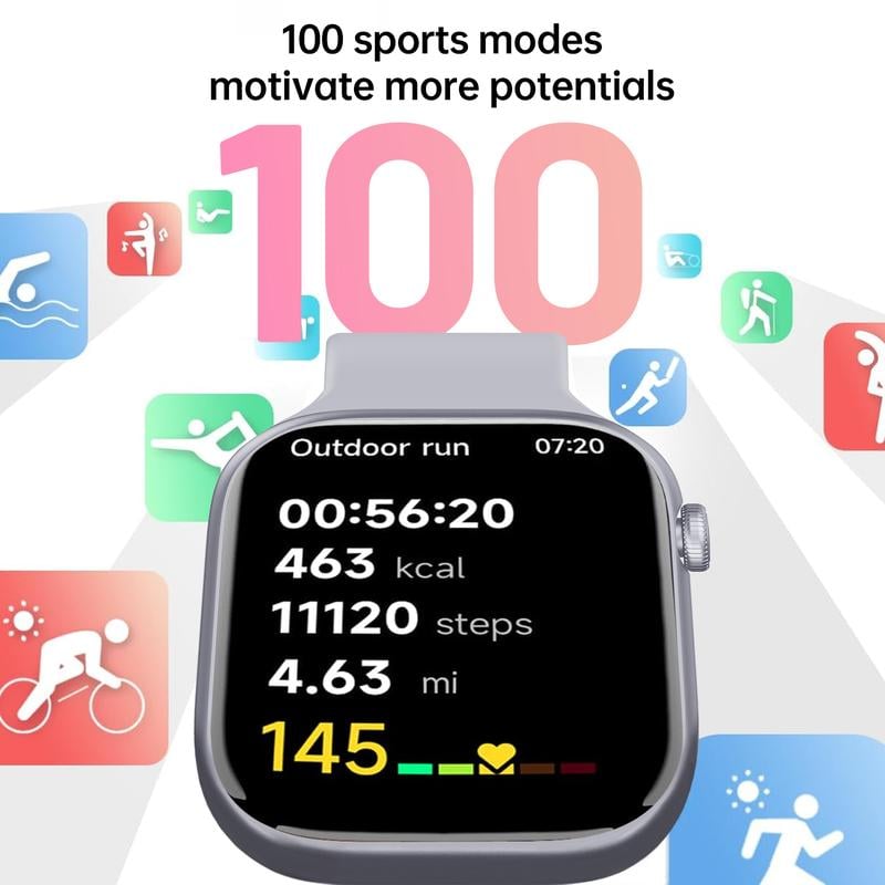 🎁Last Day Promotion 49% OFF🔥 Fashion Touch Screen Smart Watch with Answer/Make Calls/Message Reminder, Multifunctional Fitness Watch