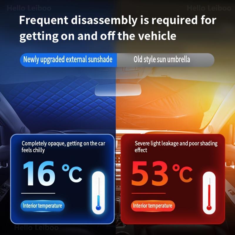 Car Windshield Snow Cover Sun Shade Winter Dust Rain Ice Frost Guard Protector