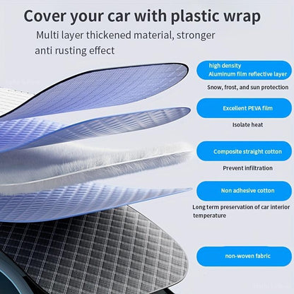Car Windshield Snow Cover Sun Shade Winter Dust Rain Ice Frost Guard Protector