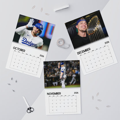 Kiké Hernández 2026 Wall Calendar | LA Dodgers Baseball Fan Essential