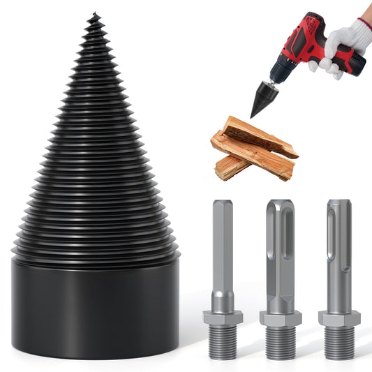 Heavy-Duty Wood Splitter Drill Bit Set