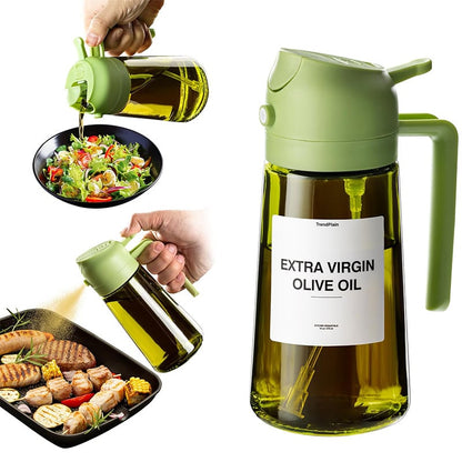 🎁HOT SALE 49% OFF💕2 in 1 Glass Oil Sprayer & Dispenser🔥(Buy 2 Save $17)