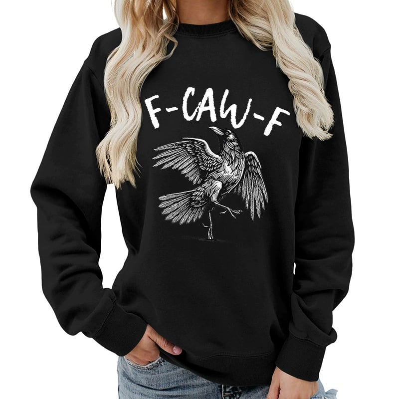 Funny Crow F-CAW-F T-Shirt | Halloween Streetwear Essential