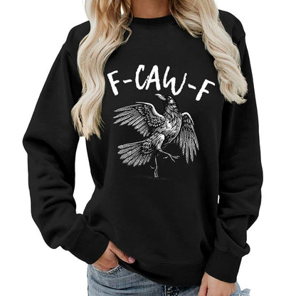 Funny Crow F-CAW-F T-Shirt | Halloween Streetwear Essential