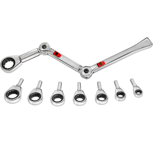38105 Versatile 9-Piece Ratchet Wrench Set