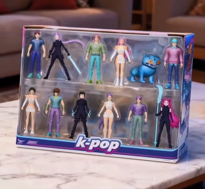 12PCS Anime Warrior Mini Figure Set