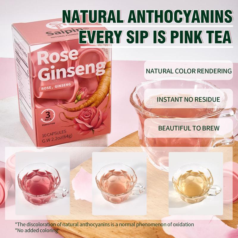Ginseng Rose Tea – Instant Herbal Kidney Tea for Energy & Beauty