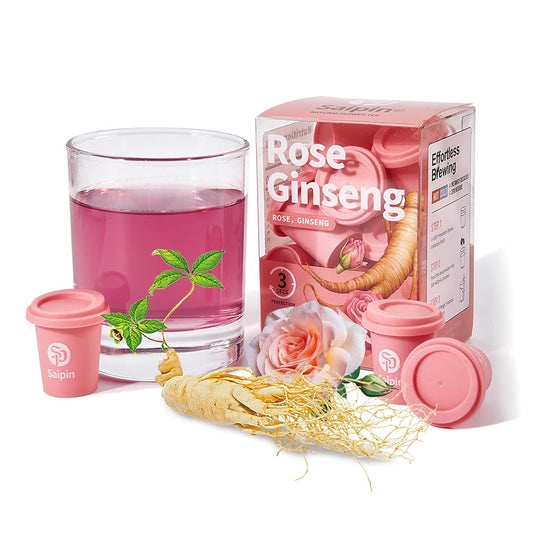 Ginseng Rose Tea – Instant Herbal Kidney Tea for Energy & Beauty