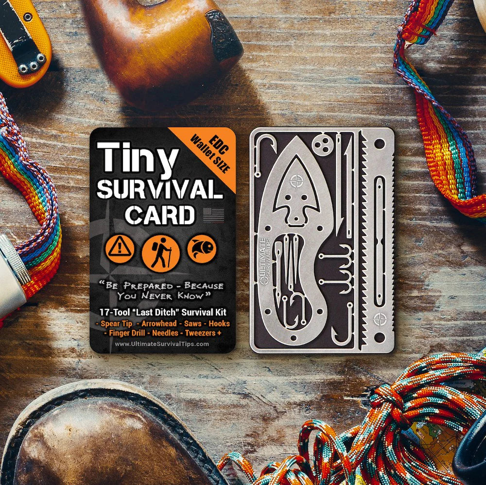 🔥LAST DAY BUY 1 GET 1 FREE🔥Tiny Survival Card 2.0