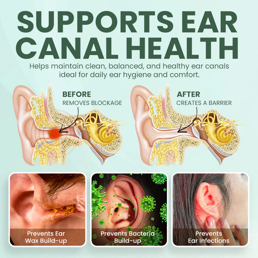 🔥FDA Approved⭐ Ear Care Drops – Natural Plant Formula | Calm the Ringing, Clear the Discomfort 👂🏼