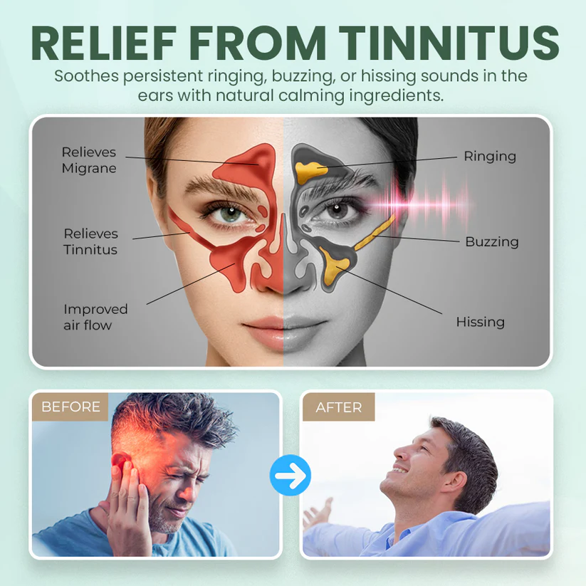 🔥FDA Approved⭐ Ear Care Drops – Natural Plant Formula | Calm the Ringing, Clear the Discomfort 👂🏼