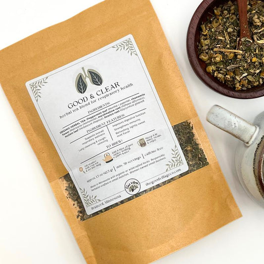 Good & Clear: Herbal Tea Blend for Respiratory Health (Caffeine-Free)