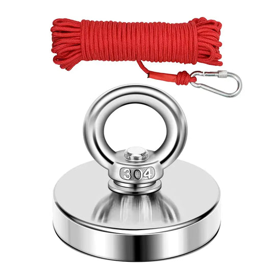 Fishing Magnet 350 LBS Pulling Force Heavy Duty Rare Earth Magnet