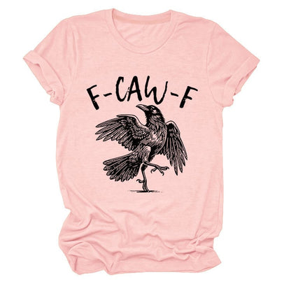 Funny Crow F-CAW-F T-Shirt | Halloween Streetwear Essential