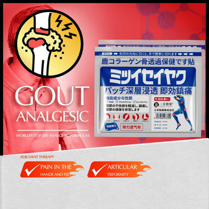 DRMITSUI Seiyaku FARINFRARED BonePainPatch Thermal Patches 6 Patches Bag No Attributes Specified for Bone Pain Relief