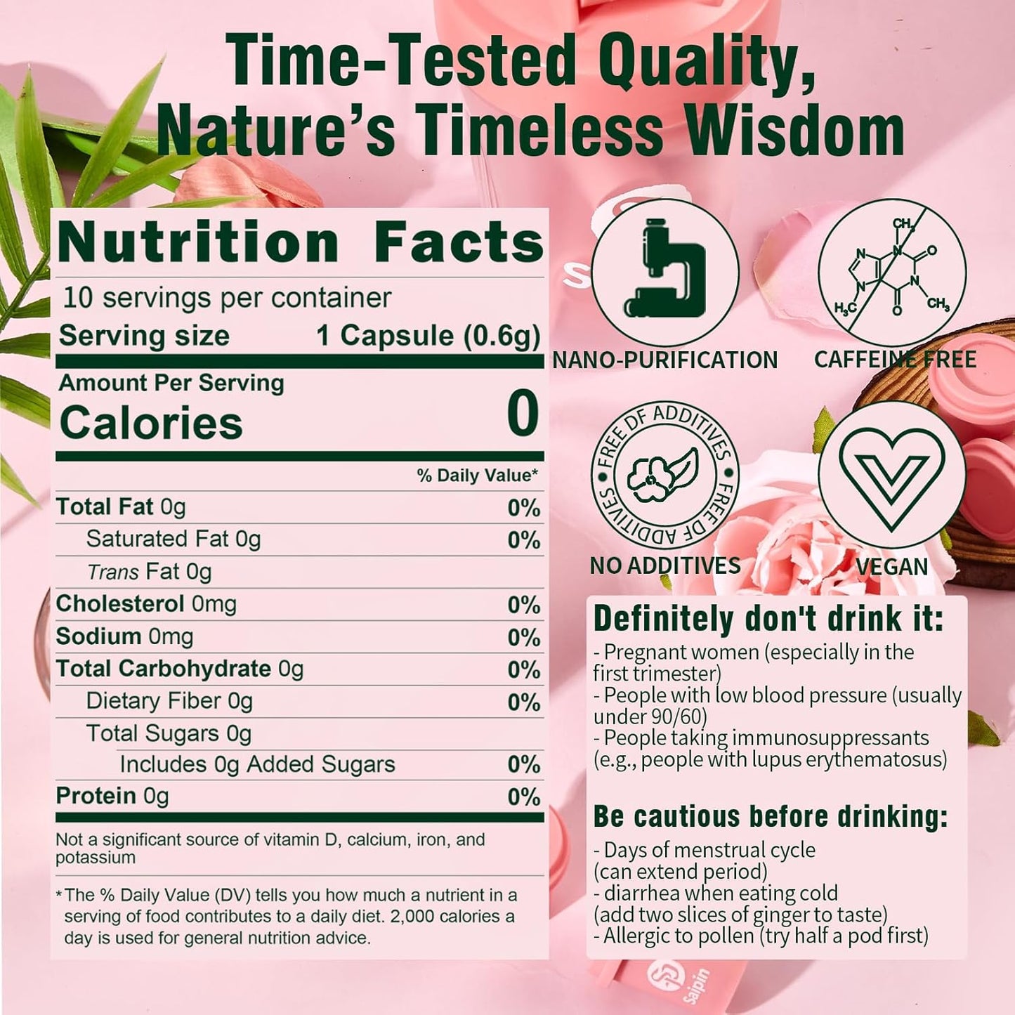 Ginseng Rose Tea – Instant Herbal Kidney Tea for Energy & Beauty