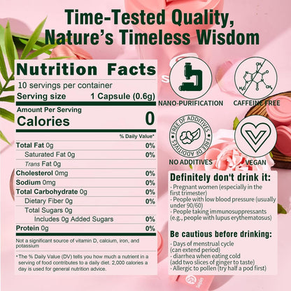 Ginseng Rose Tea – Instant Herbal Kidney Tea for Energy & Beauty