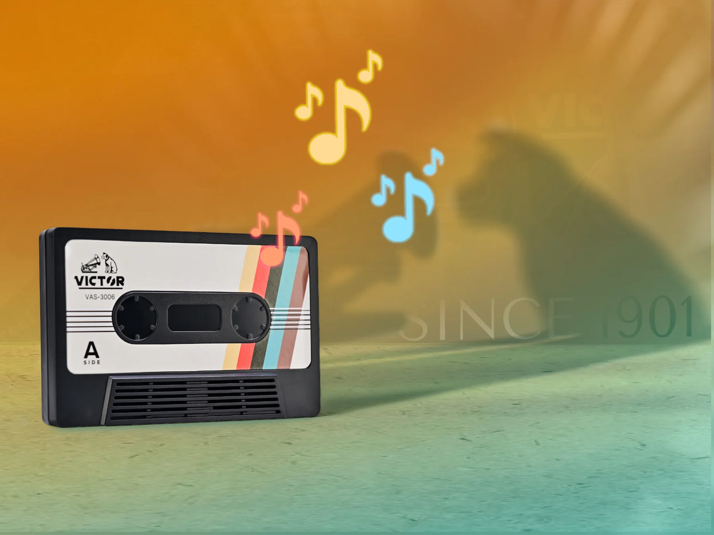 Victor Cassette Tape Bluetooth Speaker