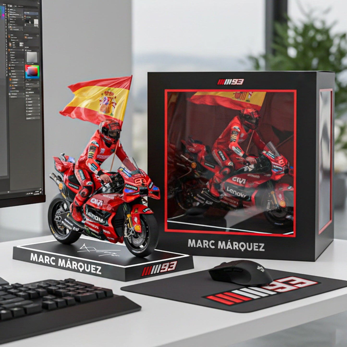 🏁 Marc Márquez 2025 MotoGP Champion Collectible 🏆