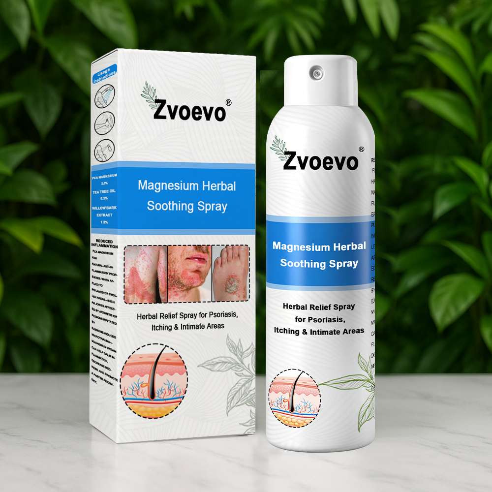 -50%OFF(🌲Early Christmas Sale🎁) Zvoevo® Magnesium Herbal Psoriasis Spray 👨‍⚕️ FDA Approved (Relieves psoriasis and eczema, improves bacterial infections in the genital area, hidradenitis suppurativa)