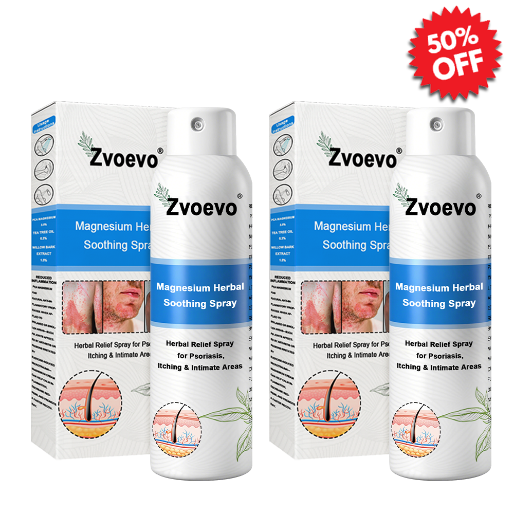 -50%OFF(🌲Early Christmas Sale🎁) Zvoevo® Magnesium Herbal Psoriasis Spray 👨‍⚕️ FDA Approved (Relieves psoriasis and eczema, improves bacterial infections in the genital area, hidradenitis suppurativa)