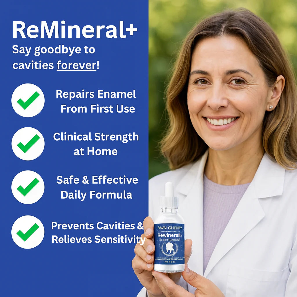 Strengthens Your Tooth Enamel & Supports Natural Repair.