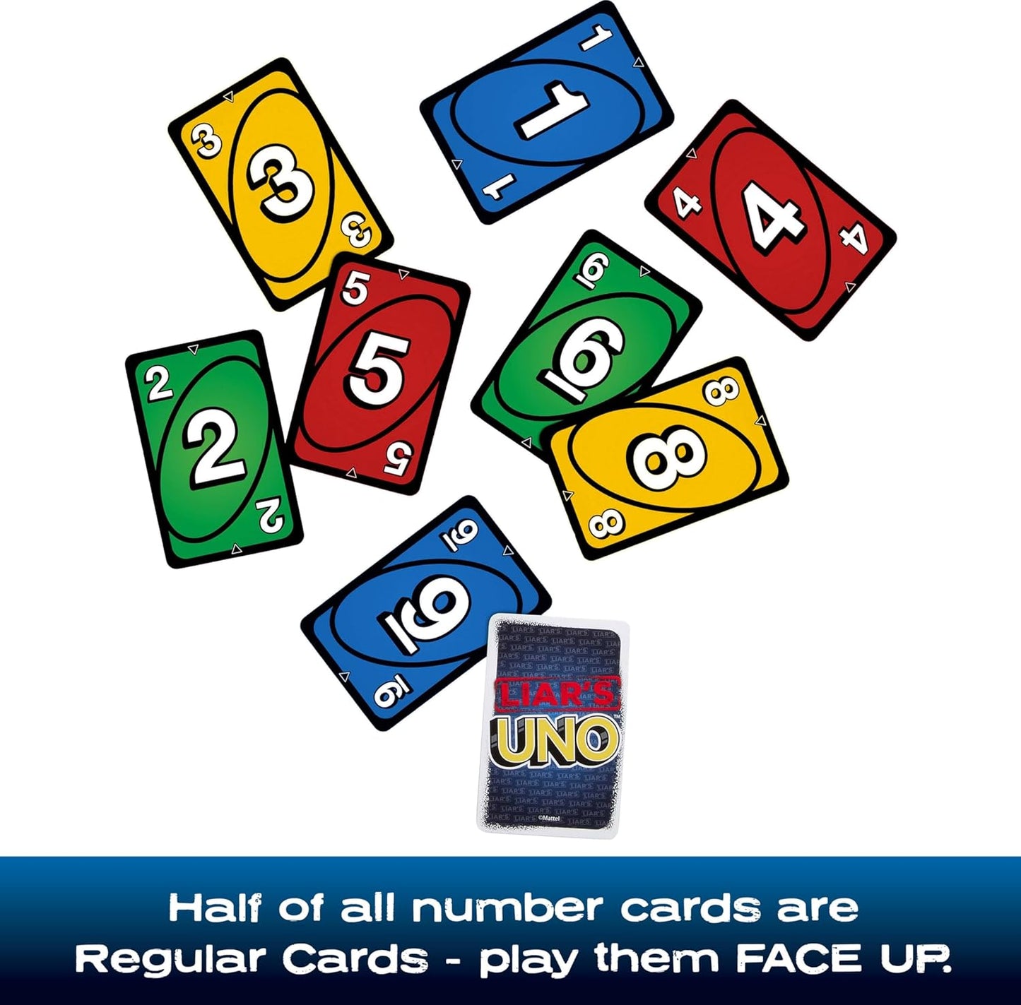 Mattel Games Liar's UNO Card Game