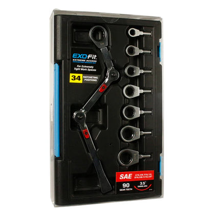 38105 Versatile 9-Piece Ratchet Wrench Set