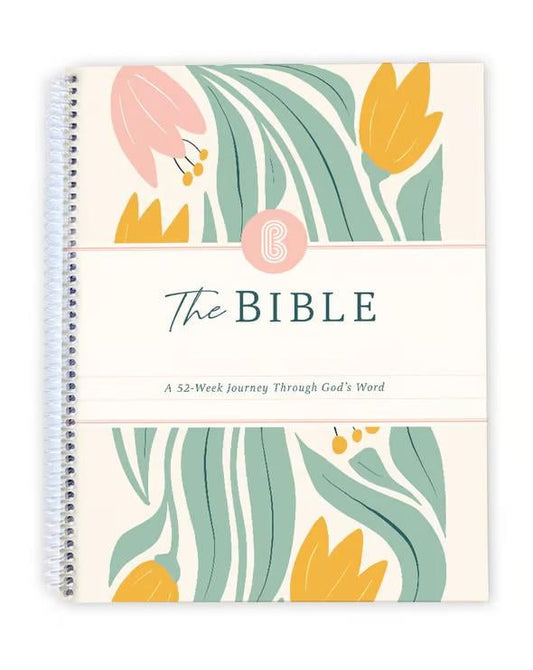 🙏🏼The Bible In A Year (✨Hardcover): Your 52-Week Guided Journey Through God's Word