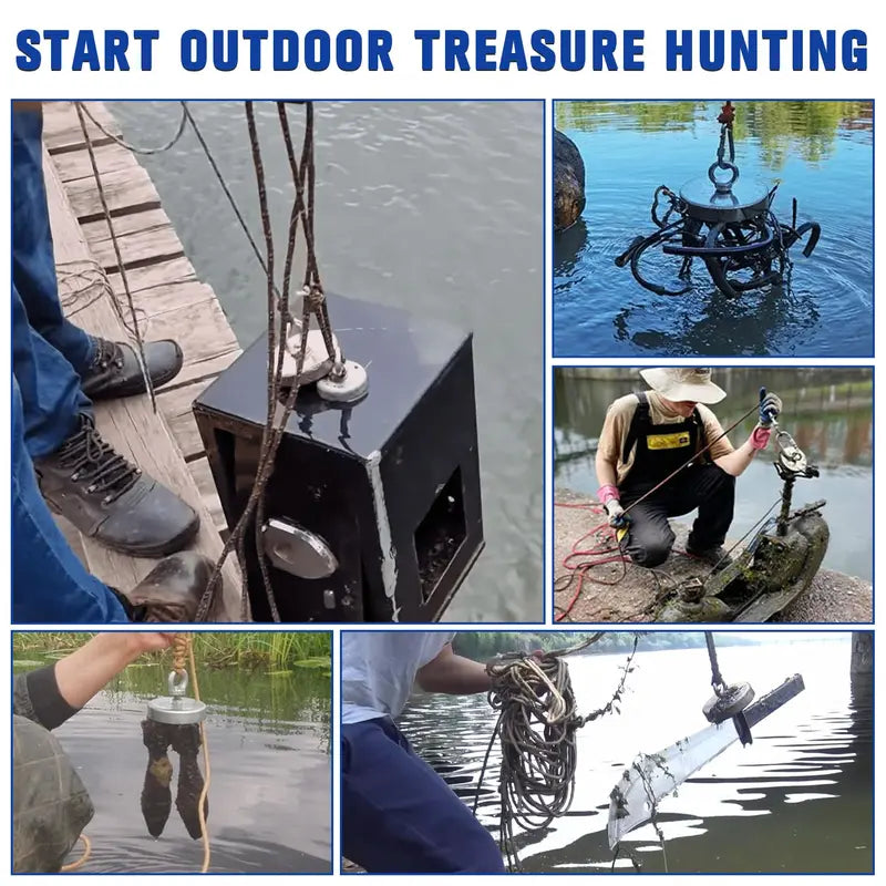 Fishing Magnet 350 LBS Pulling Force Heavy Duty Rare Earth Magnet
