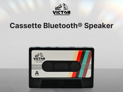 Victor Cassette Tape Bluetooth Speaker