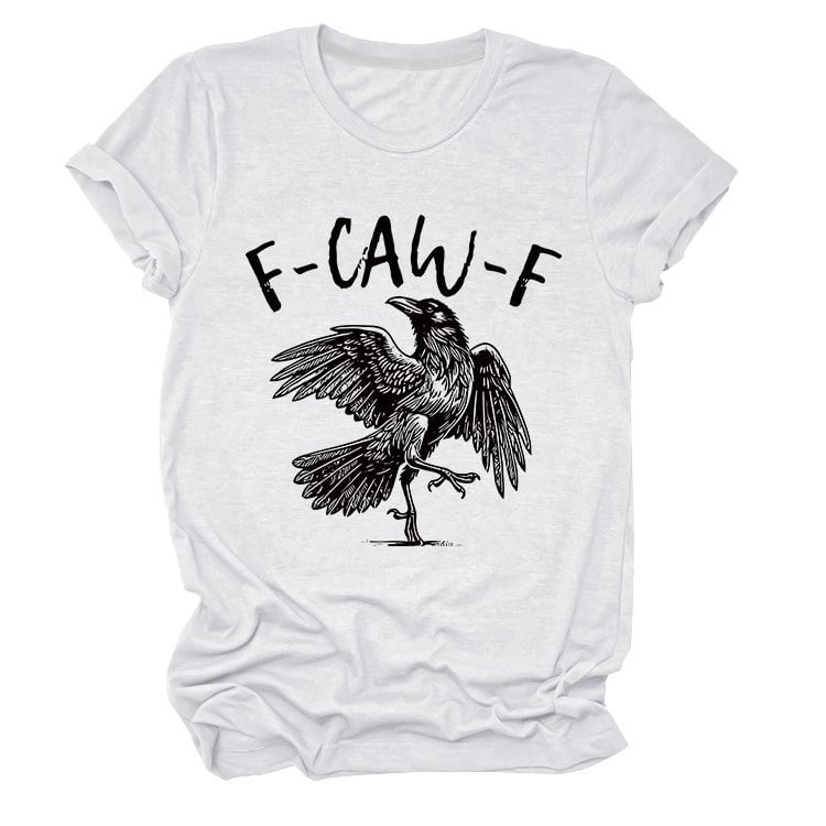Funny Crow F-CAW-F T-Shirt | Halloween Streetwear Essential