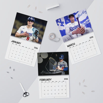 Kiké Hernández 2026 Wall Calendar | LA Dodgers Baseball Fan Essential