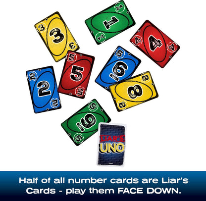 Mattel Games Liar's UNO Card Game