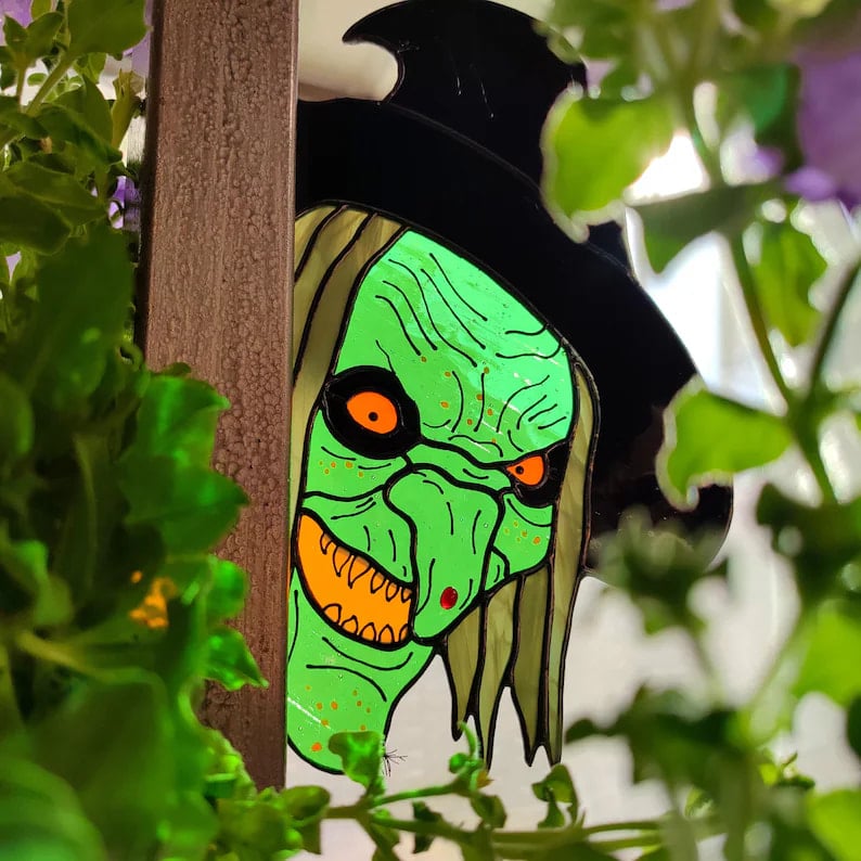 🎃2025  Hauntingly Beautiful Witch Suncatcher