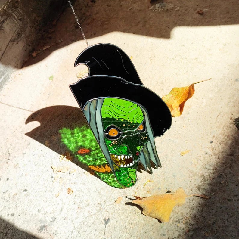 🎃2025  Hauntingly Beautiful Witch Suncatcher