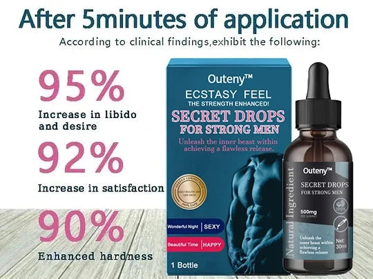 Secret Drops for Strong Men Pleasure Oral Drops Happy Hormones Drops