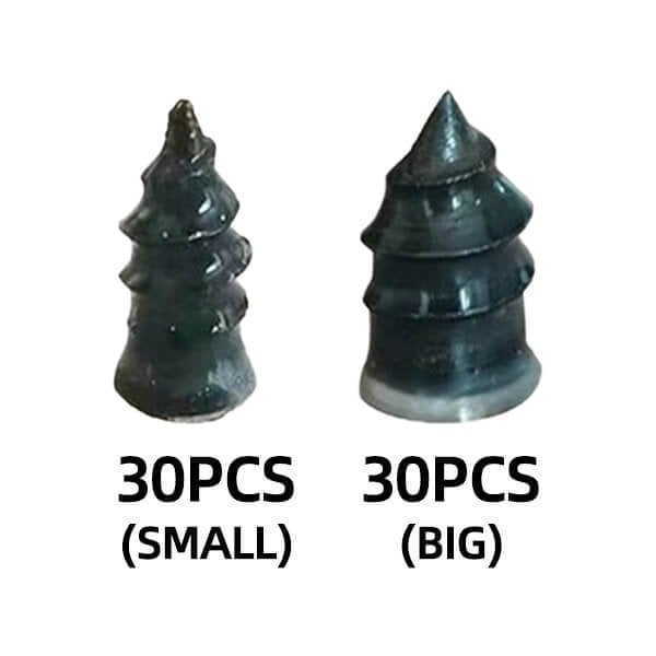 60PCS Tire Repair Rubber Nails Kit with 2 Sizes for Car/Motorcycle/Truck/Tractor🚗🏍️🚚🚜