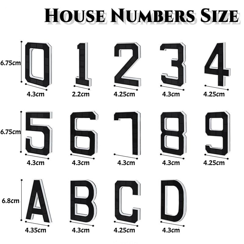 Solar LED House Numbers