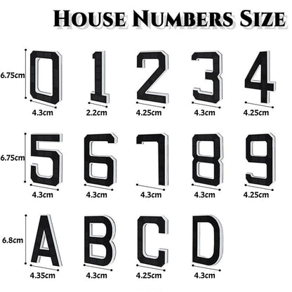 Solar LED House Numbers