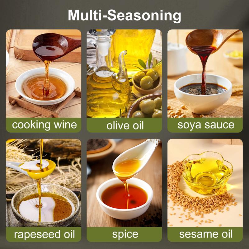 🎁HOT SALE 49% OFF💕2 in 1 Glass Oil Sprayer & Dispenser🔥(Buy 2 Save $17)