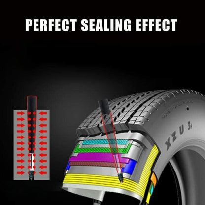 60PCS Tire Repair Rubber Nails Kit with 2 Sizes for Car/Motorcycle/Truck/Tractor🚗🏍️🚚🚜