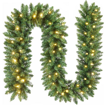 🎄2025 Christmas Artificial Cypress Leaf Vine Wreath🎅