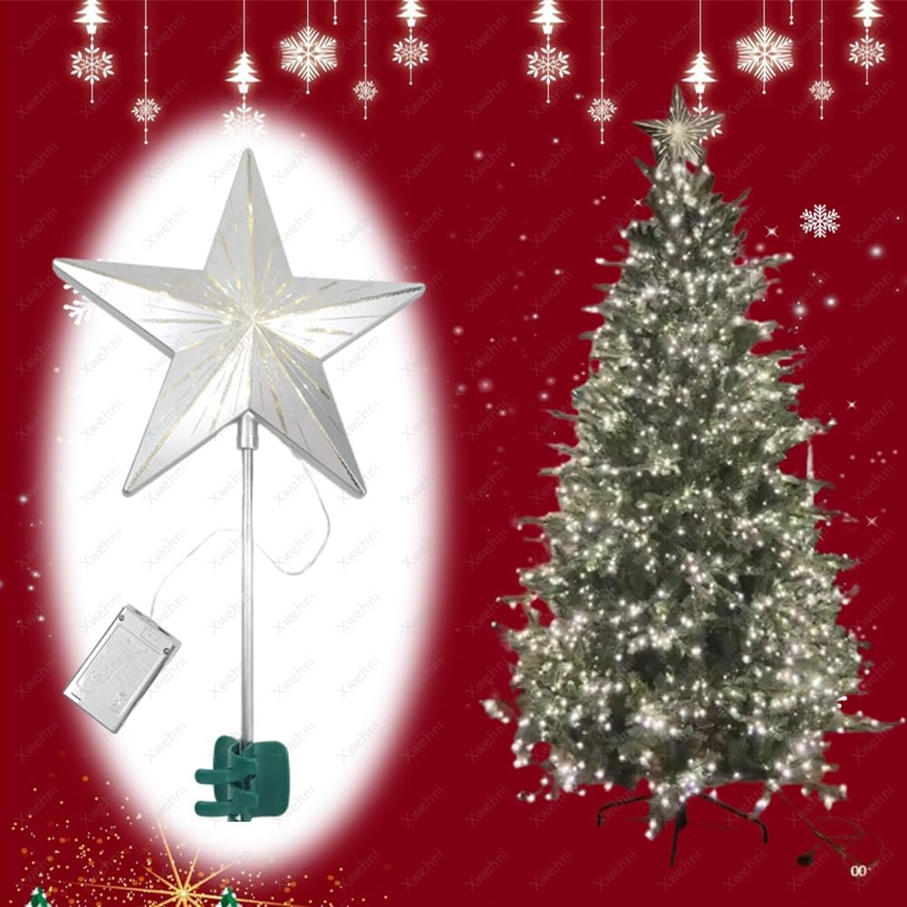 ✨ Holiday Hot Sale🎄   Starry Night Gingerbread Tree Topper – Whimsical Holiday Magic