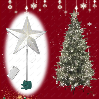 ✨ Holiday Hot Sale🎄   Starry Night Gingerbread Tree Topper – Whimsical Holiday Magic