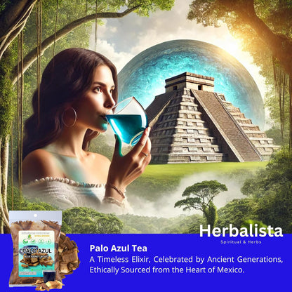Palo Azul 4oz (141.g) Herbal Tea | Kidneywood (Blue Stick) Te Herbal | Makes 40+ Cups | Wildcrafted Kidney Wood Tea | All Natural Tea, non-GMO